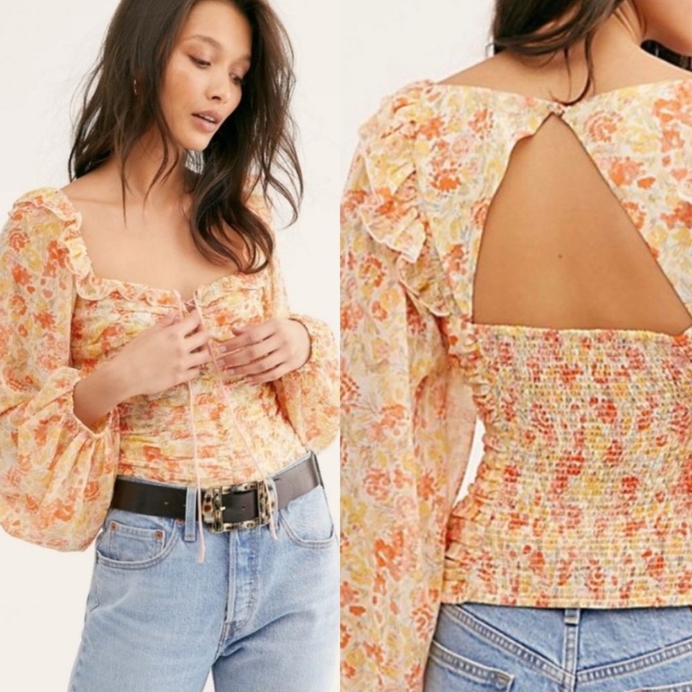 Free People Mabel printed blouse - Picture 9 of 9
